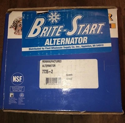 Alternator fits 1986-1992 Ford Aerostar Bronco,F-150,F-250 F-150,F-250,F-350 - Image 1 of 2