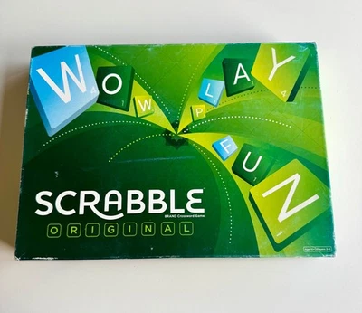 Mattel Scrabble Original Classic Board Tile Game Complete Unused - Image 1 of 4