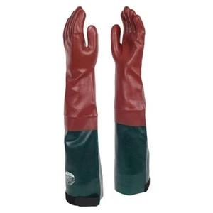 Polyco Extra Long PVC Guantelete Desagües Estanques Tanques Guantes de trabajo resistentes a productos químicos - Imagen 1 de 5