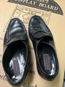scarpe uomo florsheim 10.5 3 E tomaia e suola in pelle, usate vintage - Foto 1 di 21