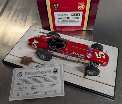 1958 Watson родстер литой / J Rathmann #5 карусель 1 4414 1:18 / без резерва - Изображение 1 из 4