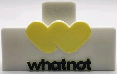 Soporte para tarjetas ajustable Givvy (blanco con edición de texto) Foto 1 de 2