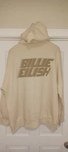 Billie Eilish H&M Pullover Sudadera con Capucha Doble Cara Color Crema Adulto Talla-L Música - Imagen 1 de 4