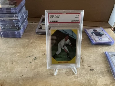 Fleer Set-Break # 26 1960 Bob Feller PSA 7 casi nuevo Foto 1 de 2