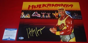 FOTO FIRMADA 11X14 WWE WWF LEGEND HULK HOGAN CERTIFICADO DE AUTENTICIDAD BECKETT ATESTIGUADO I57153 - Imagen 1 de 3