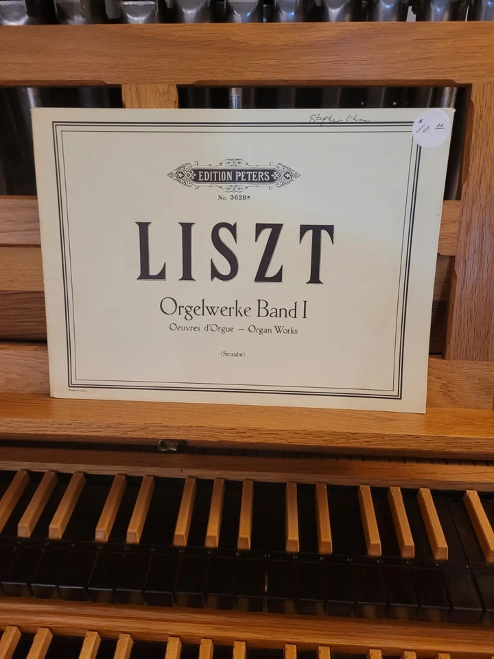 * Franz Liszt, ed Karl Straube: Organ Works Vol. 1; órgano (Peters) Foto 1 de 1