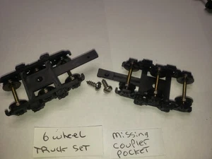 COSÌ COM'È SET 6 RUOTE CAMION STAZIONE FERROVIARIA PRODOTTI 36" MANCA ACCOPPIATORE TASCA 600-G - Foto 1 di 13