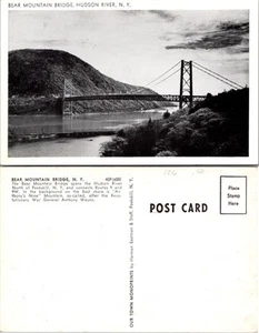 Bear Mountain Bridge Hudson River New York Postkarte - Bild 1 von 1
