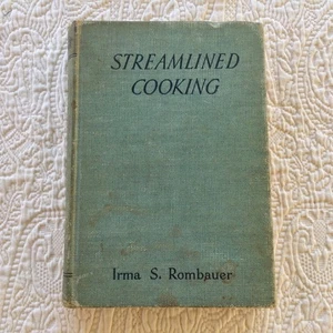 Streamlined Cooking Irma Rombauer  1939 ~ dedication To Emma Affectionately Irma - Picture 1 of 14