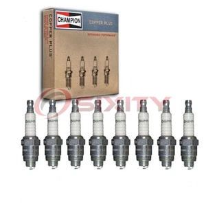 8 pc Champion Copper Plus Spark Plugs for 1949 Packard Model 2333 Ignition bm - Picture 1 of 5