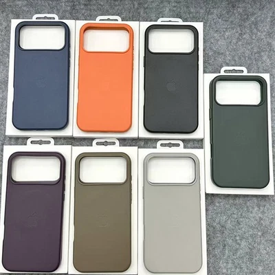 Funda de cuero para iPhone 17 Pro Max Air Magsafe cubierta a prueba de golpes con logotipo - Imagen 1 de 4