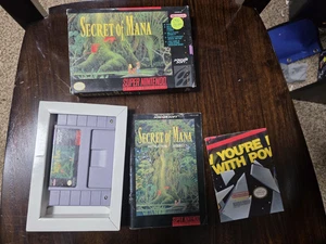 Secret of Mana CIB (SNES, 1993) Complete With Map Tested + Ad - Picture 1 of 5