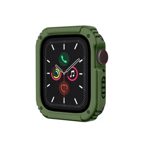 Protezione integrale vetro temperato Watch Series 6, 5, 4 e SE, 44 mm kaki - Zdjęcie 1 z 6