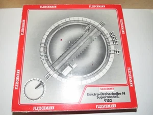 N Fleischmann 9152 Elektrische Drehscheibe m. Schalter  OVP  9821 - Bild 1 von 11