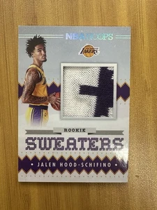 2023-24 Panini NBA Hoops Rookie Sweaters Jalen Hood-Schifino #RSW-JHS RC Lakers - Picture 1 of 2