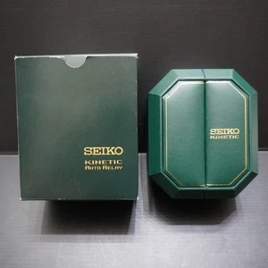 Reloj SEIKO Cinético Relé Automático Estuche Presentación Solo Con Caja Exterior - Imagen 1 de 4