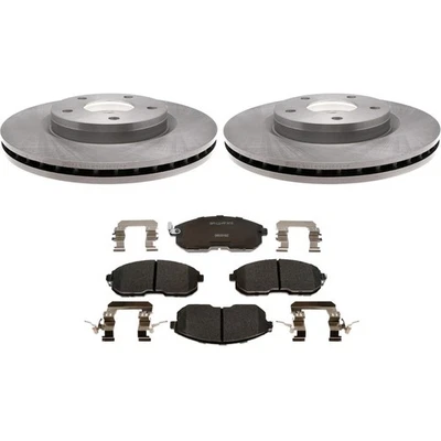 KIT-210513-1067 Raybestos Disco de Freno y Kits de Pastillas Juego de 2 Ruedas Delanteras para Sentra Foto 1 de 4