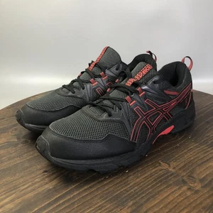 Zapatillas deportivas de trail running ASICS para hombre talla 13 negras rojas GEL-Venture 8 1011A824 - Imagen 1 de 10