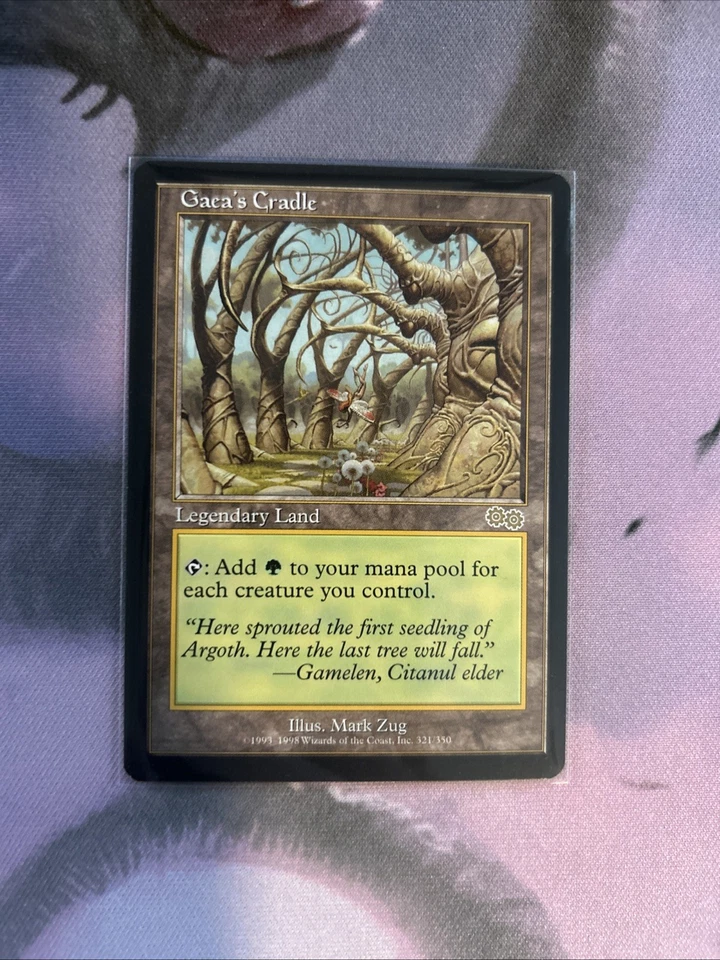 Gaea's Cradle Urza's Saga NM MTG Magic the Gathering - Image 1 of 2