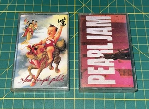 Pearl Jam Ten Cassette Tape 1991 Grunge Alternative Jeremy Alive + STP Lot - Picture 1 of 4