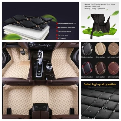 custom Car Floor Mats for Mazda 5 6 luxury waterproof auto Carpets Floor Liners Foto 1 de 4