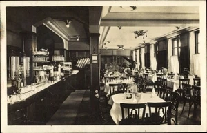 Ak Basel Stadt Schweiz, Grand Café Restaurant Baselstab, Innenansicht - 4293258 - Picture 1 of 2