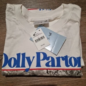 Cotton On x Dolly Brand New Womens Dolly Parton Oversized Boxy Fit Large Shirt - Picture 1 of 17