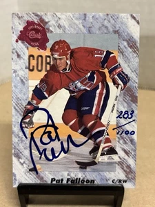 Pat Falloon 1991 Classic Draft Picks Autograph Limited Edition 283/1100 - Bild 1 von 2