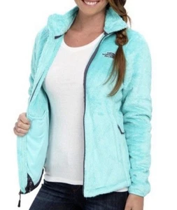 The North Face Osito Light Blue Fleece Zip Up Jacket Size M - Picture 1 of 15
