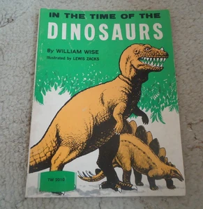 In the time of Dinosaurs William Wise 9th Printing USA 1975 Paperback Book (BC) - Picture 1 of 5