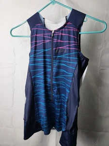 Louis Garneau Women's Pro Carbon Sleeveless Triathlon Top Medium Lazer Pro Carb - Picture 1 of 4