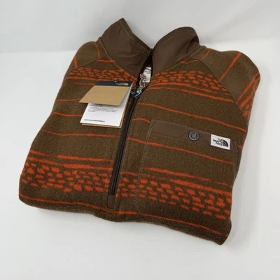 Nuevo con etiquetas Suéter de Vellón The North Face Para Hombres Med Gordon Lyons Kilim Rayas 1/4 Cremallera Foto 1 de 4