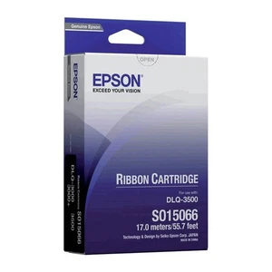 Cartucho de cinta de tinta de tela negra original Epson S015066 (C13S015066) - Imagen 1 de 4