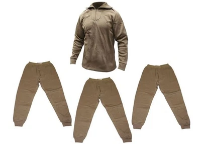 Conjunto de Ropa Interior MILITARY POLYPRO Top con 1 o 2 Parte Inferior - Frío Extremo - Pequeña -NUEVA EN CAJA Foto 1 de 4