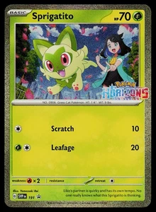 Pokemon SV: Cartas Promocionales Escarlata y Violeta 191 Sprigatito Holo Estampadas - Imagen 1 de 2