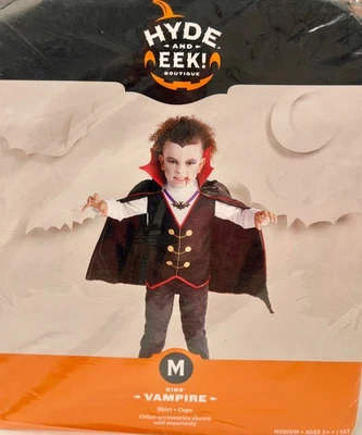 Hyde and Eek, Vampire Costume Kids Outfit, Size M (8-10), New - Image 1 of 4