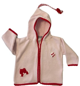 Felpa con cappuccio Boston Red Sox bambino 3-6 mesi rosa rosso viola montagna Perù* - Foto 1 di 15
