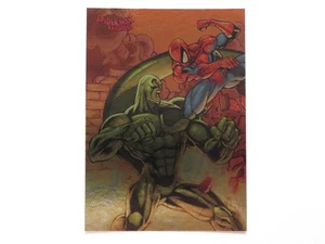 2009 Rittenhouse Spider-Man Archives Spider-Man Vs Scorpion Foil Scheda Parallela - Foto 1 di 2