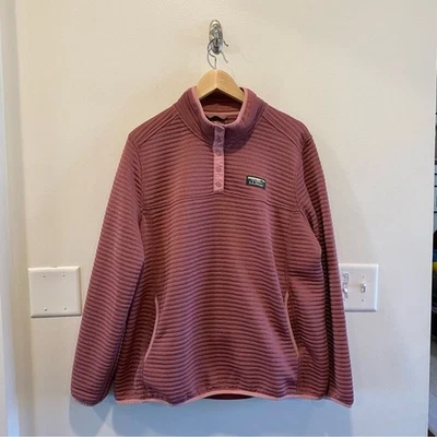 L.L. Bean Airlight Jersey Tejido Mujer 1X Plus Sudadera Color Rosa Foto 1 de 4