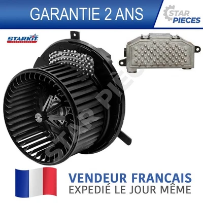 Ventilateur de chauffage + résistance SKODA SUPERB 2 VW PASSAT B6 B7 1K1820015C - Photo 1/4