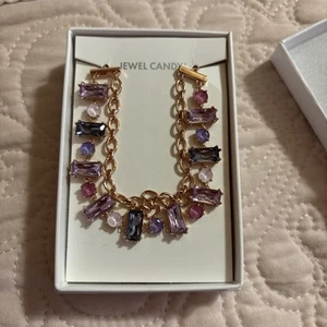 Bomb Party RBP7374 The Hazel Bubblegum Berry Jewel Candy Bracelet - Picture 1 of 4