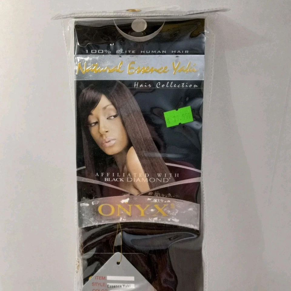 Extensión de tejido Yaki esencia natural 100 % cabello humano diamante negro ONYX  Foto 1 de 4