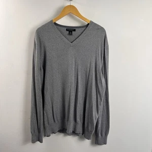 Banana Republic Silk Cashmere V Neck Luxury Blend Cotton Men’s XXLarge Sweater - Picture 1 of 5