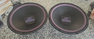 2 Vintage JBC Cool EX-1550 Pro 15" Tieftöner 4 Ohm 360 Watt Lautsprecher - Bild 1 von 7