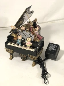 Mice-Tro Deluxe Action Grand Piano Display Vintage Enesco Music Box - Polonaise - Picture 1 of 12
