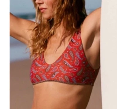 Top de bikini Maggie de acacia con estampado Cooper cachemir talla XL NUEVO CON ETIQUETAS Foto 1 de 4