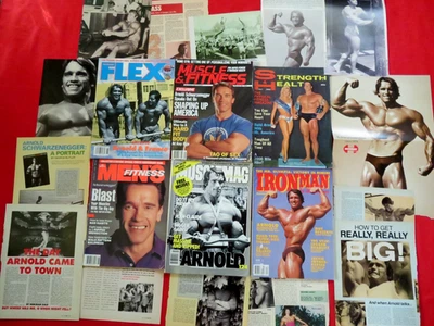 ARNOLD SCHWARZENEGGER / IRONMAN,FLEX,MENS FITNESS,MUSCLEMAG,PHOTOS, MAGAZINES Foto 1 de 4
