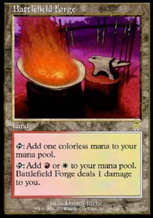 MTG English Battlefield Forge Light Play Normal Apocalypse - Image 1 of 1