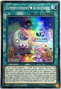 JUSH-EN024 Yu-Gi-Oh! 1st Edition YummyusmentAcroquey (V.2 - Super Rare) Englisch - Picture 1 of 1