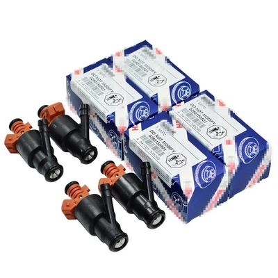 4 оригинальные топливные форсунки Bosch 0280150501 для 94–99 BMW 318i 318ti 318is Z3 l4 CA - Изображение 1 из 4